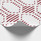 Lined Hexagons Geschenkpapier (Ecke)