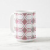 Lined Hexagons Kaffeetasse (Vorderseite Links)