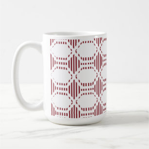 Lined Hexagons Kaffeetasse