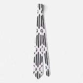 Lined Hexagons Krawatte (Vorderseite)