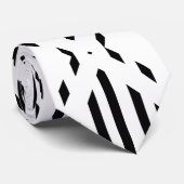 Lined Hexagons Krawatte (Gerollt)