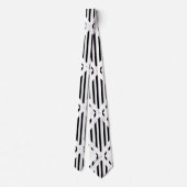 Lined Hexagons Krawatte (Rückseite)