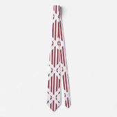 Lined Hexagons Krawatte (Vorderseite)