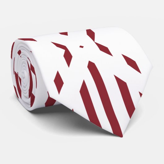 Lined Hexagons Krawatte (Gerollt)