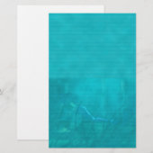Lined Mermaid Stationery Briefpapier (Vorne/Hinten)