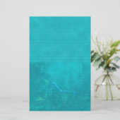 Lined Mermaid Stationery Briefpapier (Stehend Vorderseite)