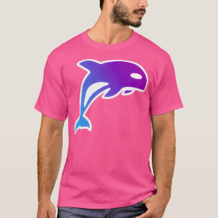 Lined Mermaid Whale T-Shirt