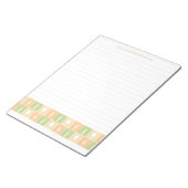 LINED SCHREIBEN Rezept Seite Küche Personalisierte Notizblock (angewinkelt)