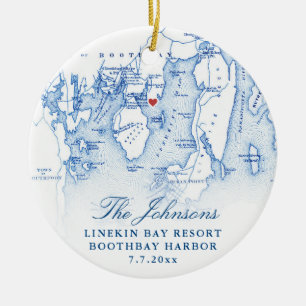Linekin Bay Resort Karte Neueste Weihnachten Keramik Ornament