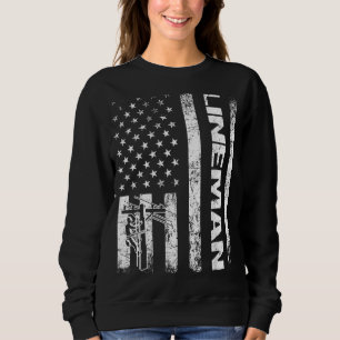 Lineman American Flag Apparel Top Line Design