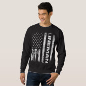 Lineman American Flag Apparel Top Line Design (Vorne ganz)