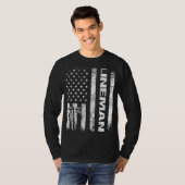 Lineman American Flag Apparel Top Line Design (Vorne ganz)