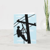 Lineman Apprecision Fun Trivia Card Karte (Vorderseite)