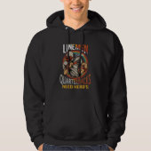 Lineman Because Quarterbacks Need Heroes Too Footb Hoodie (Vorderseite)