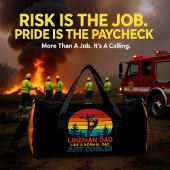 Lineman Dad Like Normal Just Cooler Duffle Bag