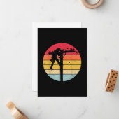 Lineman Electrician Gift Mitteilungskarte (Vorderseite/Rückseite Beispiel)