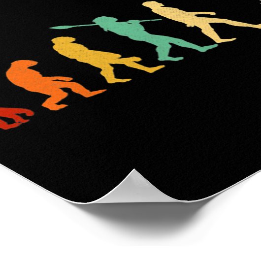 Lineman Evolution Elektriker Lineman Poster (Ecke)