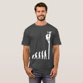 Lineman Evolution Funny Electric Cable Man Gift T-Shirt (Vorne ganz)