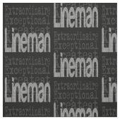 Lineman Extraordinaire Stoff (Muster)