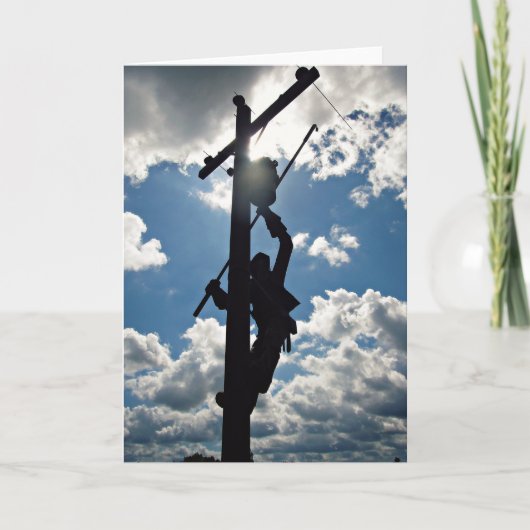 Lineman-Karte rusty Karte (Vorderseite)