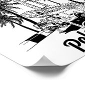 Lineman Le Dancin' Electrician Gift For Men Husban Poster (Ecke)