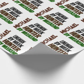 Lineman Lieben Jagen Geschenkpapier (Ecke)
