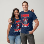 Lineman Line-Mitarbeiter, weil Firefighter Bedarf  T-Shirt (Unisex)