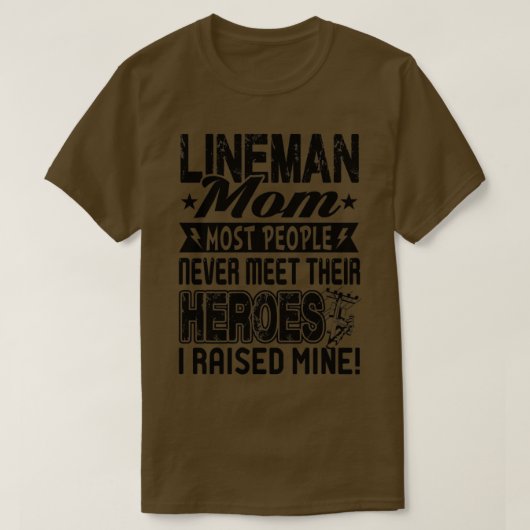 Lineman Mama Shirt Lineman Mama Herose (Design vorne)