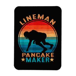 Lineman Pancake Maker - Amerikanischer Football Magnet