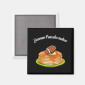 Lineman Pancake maker Football Magnet (Vorderseite/Rückseite)