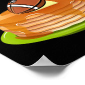 Lineman Pancake maker Football Poster (Ecke)