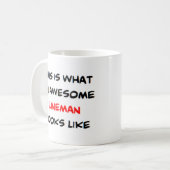 Lineman, phantastisch kaffeetasse (Vorderseite Links)