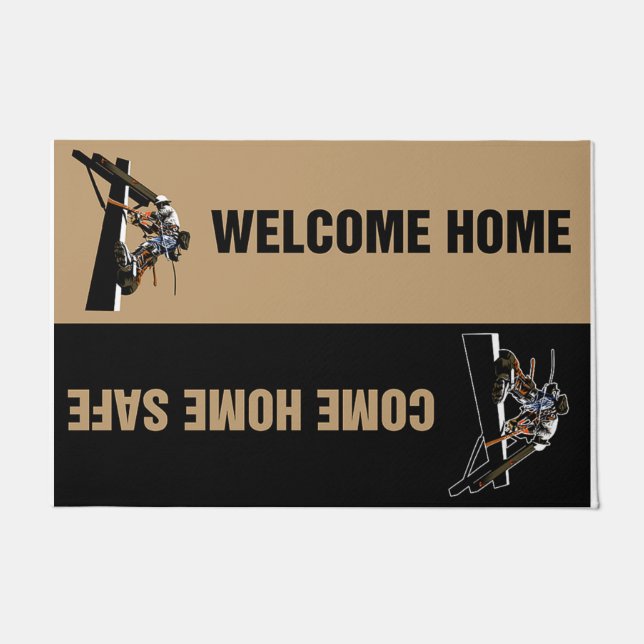 Lineman Prestige, bester Empfang Fußmatte (Vorderseite)