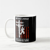 Lineman Rente 4. Juli Funny Novelty Man W Kaffeetasse (Links)