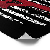 Lineman Shirts - American Lineman Flag Lineman Poster (Ecke)