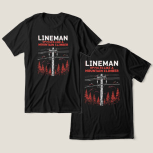 Lineman Spaß: Die Polen wie ein Bergsteiger Tri-Blend Shirt