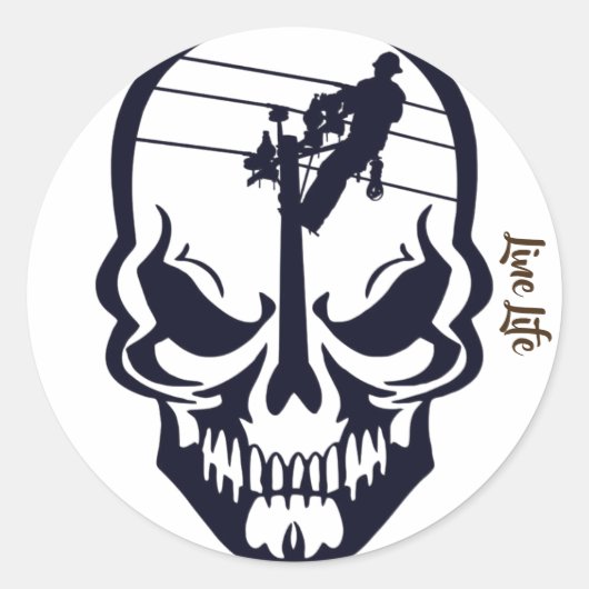 Lineman Sticker (Vorderseite)