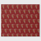 Lineman Stickman Geschenkpapier (Flach)