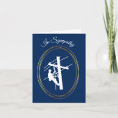 Lineman Sympathy Card Karte (Vorderseite)