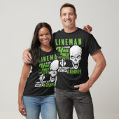 Lineman T - Shirt Lineman Well Badass T-Shirt Gesc (Unisex)