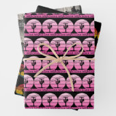 Lineman und Linefrau Themed Wrapping Paper Geschenkpapier Set (Beispiel)