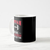 Lineman, weil Quarterbacks Helden zu lustig brauch Kaffeetasse (Vorderseite Links)