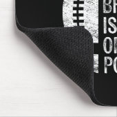 Lineman weil Ziegelmauer keine Offizielle Position Mousepad (Ecke)