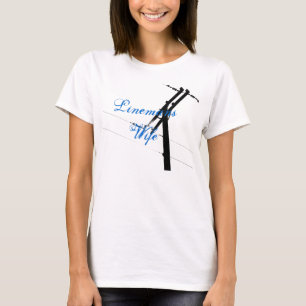 Linemans Ehefrau, Burnout-T-Shirt T-Shirt