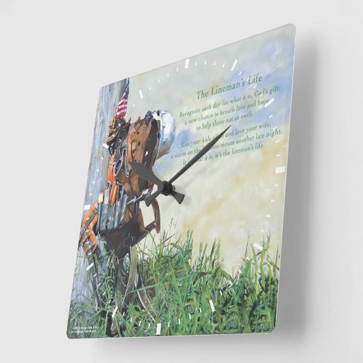 Linemans Uhr des Lebens (Winkel)