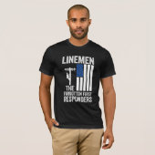 Linemen the forgotten first responders Men's Tee (Vorne ganz)