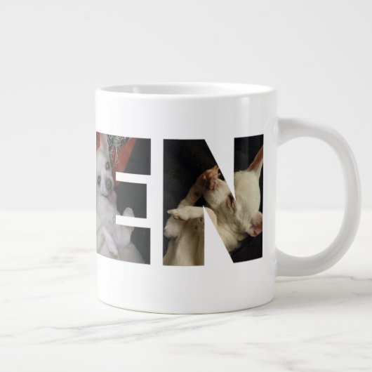 linen2 Jumbo-Tasse (Rechts)