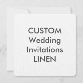 LINEN 100lb 5,25" Square Wedding Einladungen