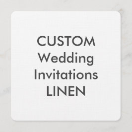 LINEN 100lb 5,25" Square Wedding Einladungen