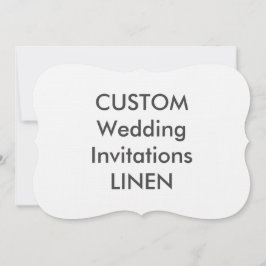LINEN 100lb 7x5" Bracket Form Hochzeitseinladungen Einladung
